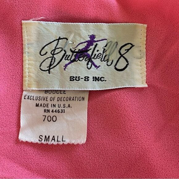 Butterfield 8 Vintage Barbie Pink Caftan Maxi Dress Sz S - Picture 6 of 9